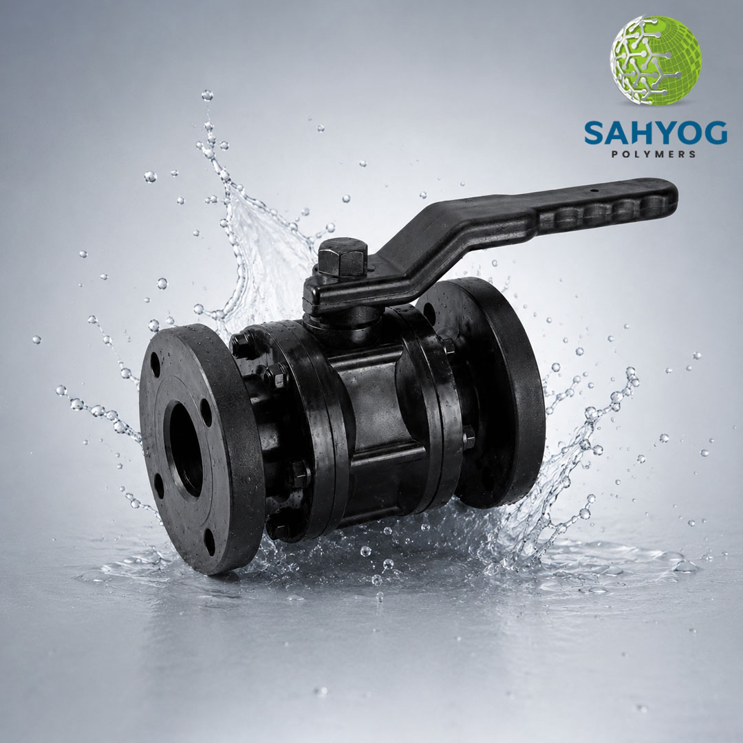 PP Ball Valve Flange End